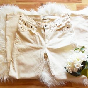 J Crew White Toothpick Pants